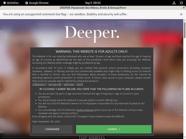 $1 Deeper.com Trial