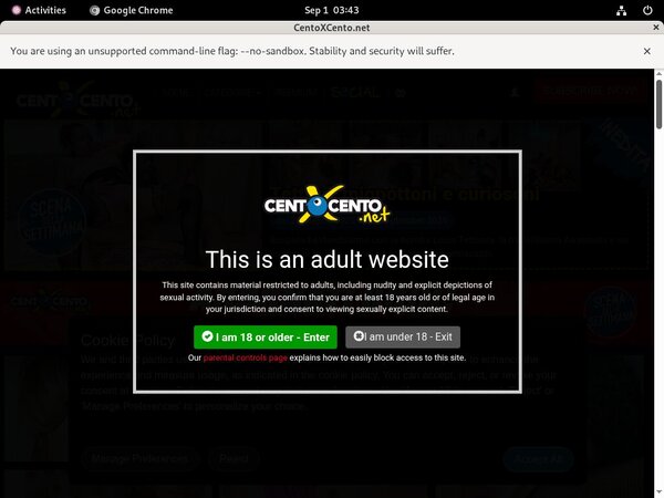 Account For Cento X Cento Free