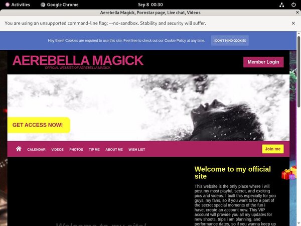 Aerebella Magick Member Sign Up