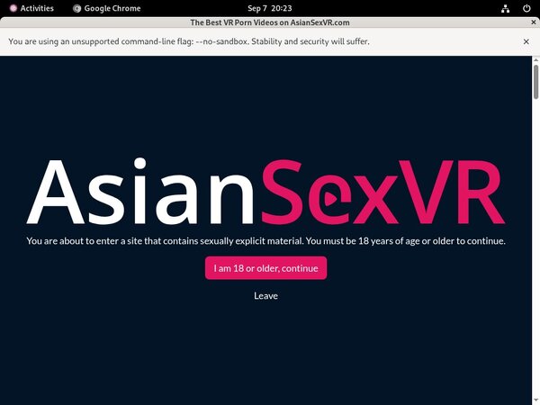 Asian VR Sex Free Trial Promotion
