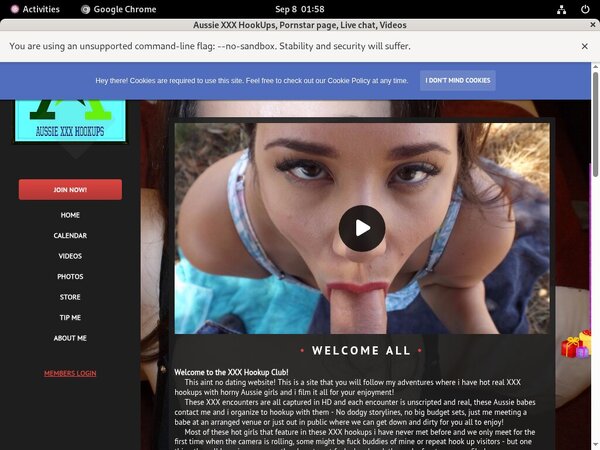 Aussiexxxhookups.com Password Bugmenot