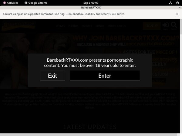 Barebackrtxxx.com Free Trial Pass