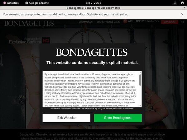 Bondagettes.com Become A Member