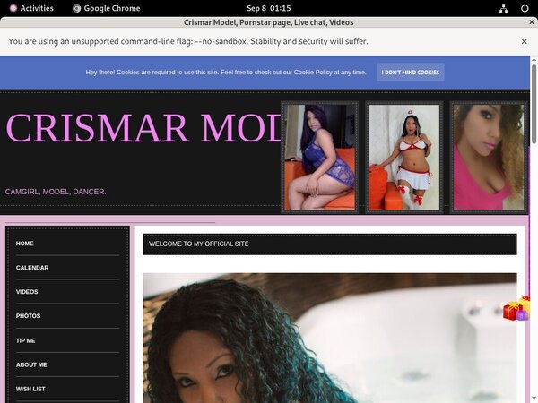 Crismarhotxxx.modelcentro.com Channel