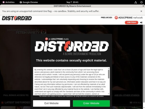 Distorded Site Review