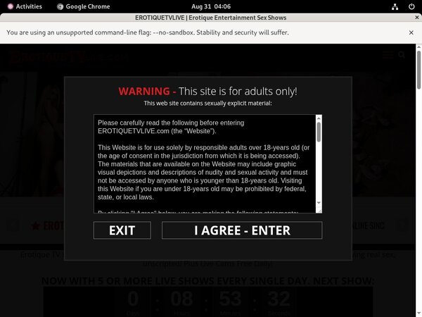 Erotiquetvlive Passwords 2019
