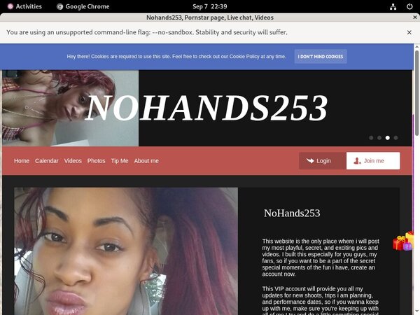 Free Account For Nohands253