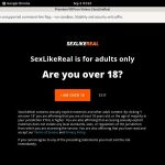 Free Account In Sexlikereal