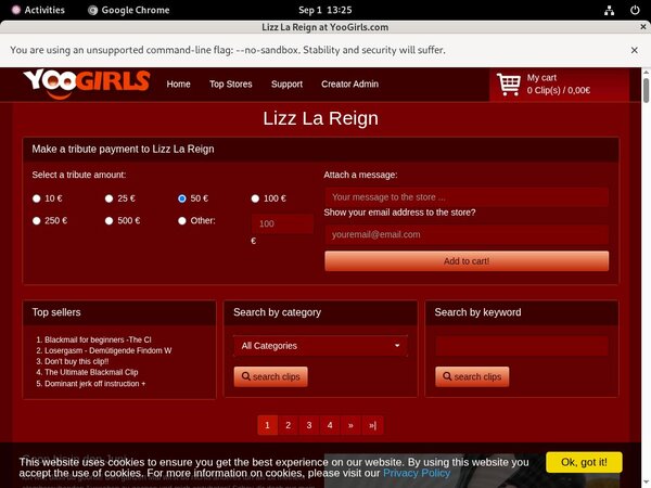 Free Accounts To Lizz La Reign