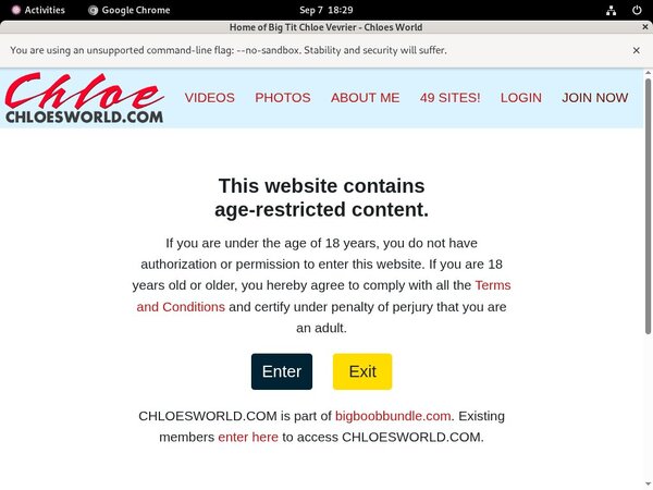 Free Chloes World Account Discount
