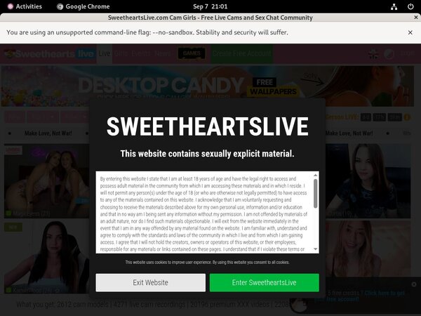 Free Sweetheartslive.com Premium Acc