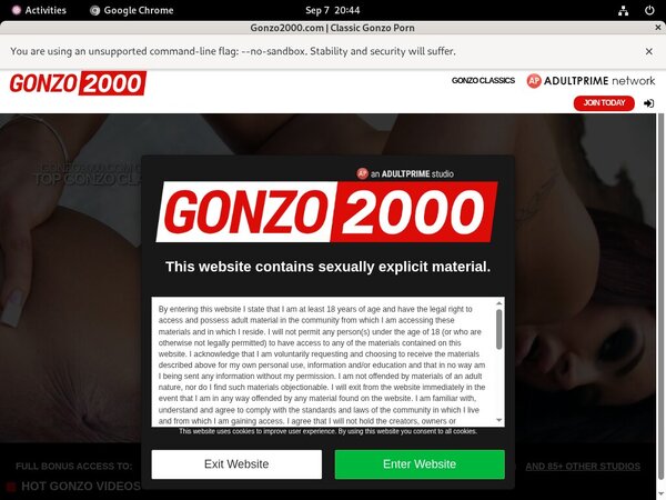 Free Trial Gonzo 2000 Membership
