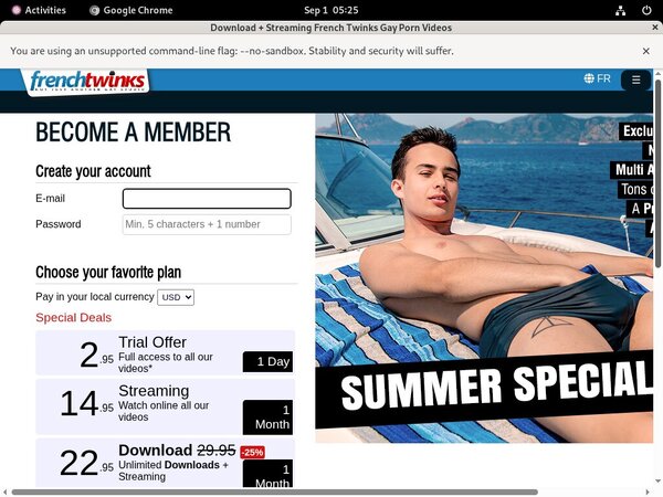 French Twinks Get Password