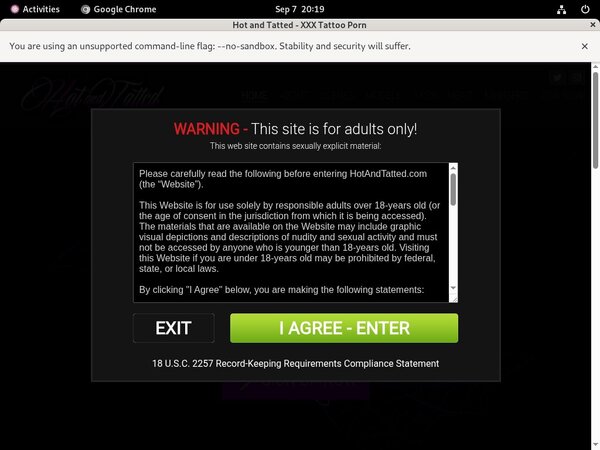 Hot And Tatted Passcode