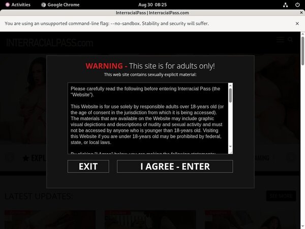 Interracial Pass Account Login