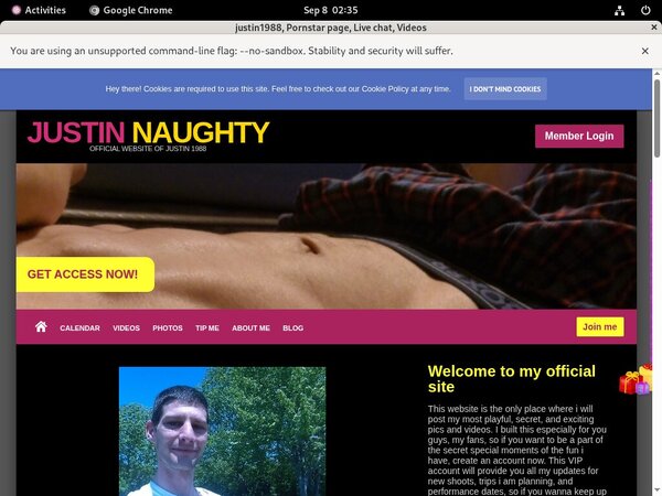 Justin1988 Member Login