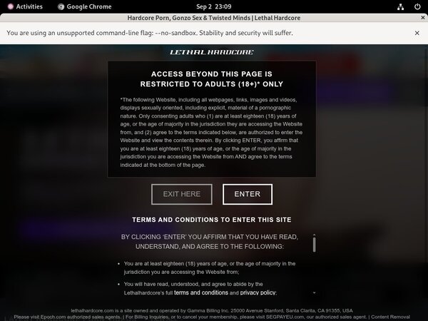 Lethal Hardcore Join Page Lethal Hardcore Join Page