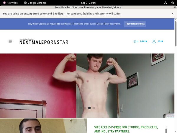 Logins NextMalePornStar.com Free