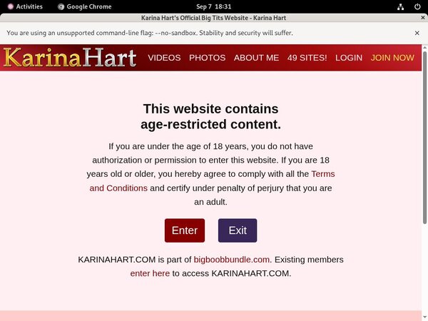 New Karina Hart Accounts New Karina Hart Accounts