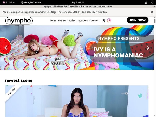 Nympho.com Free Trial Join
