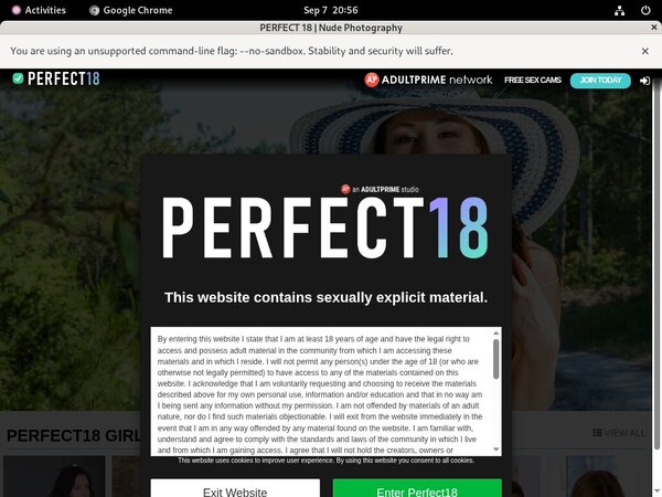 Perfect 18 Password Account