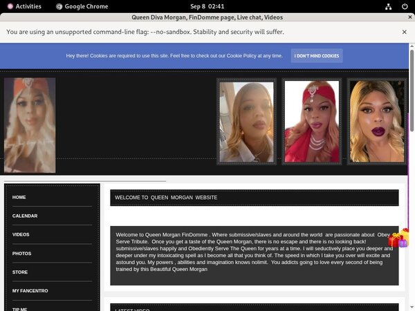 Queen Diva Morgan Order Form