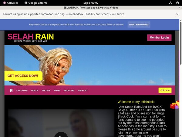 SELAH RAIN Page