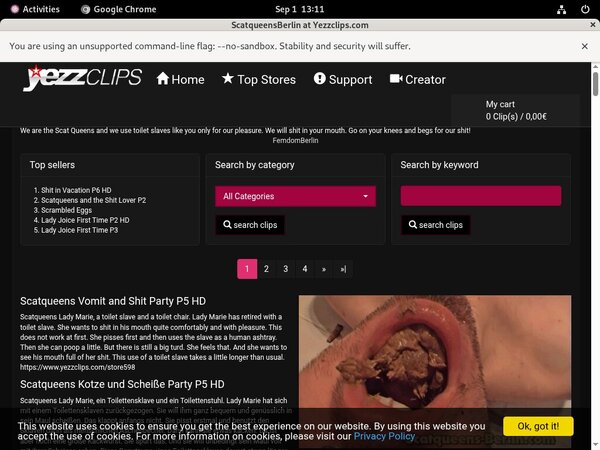 Scat Queens Berlin Price