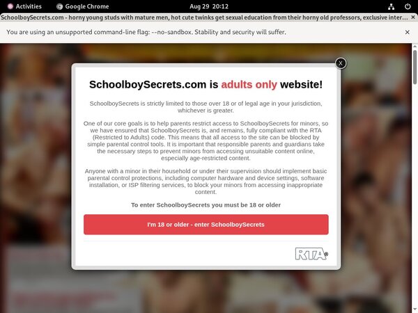 Schoolboysecrets.com Paypal Options