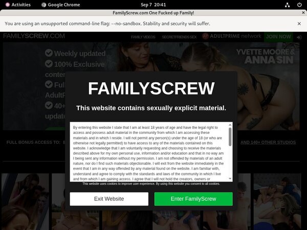 Screw Family Sex