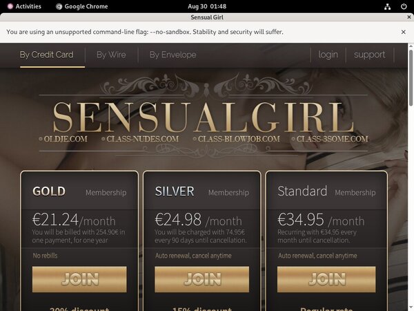 Sensual Girl Sign In
