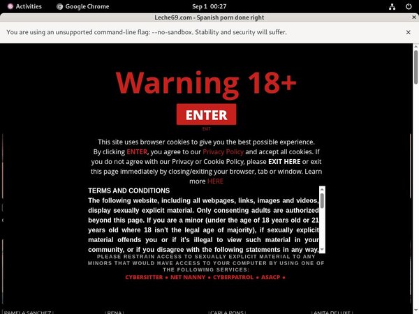 Sign Up To Leche69.com