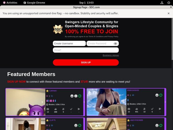 Swingers Date Club Account Passwords