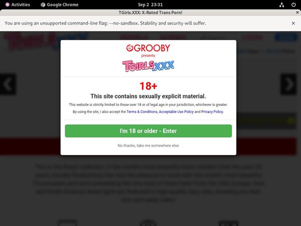 Tgirls User Name Password