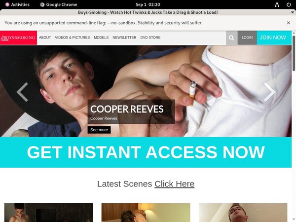 Trial Membership For Boyssmoking