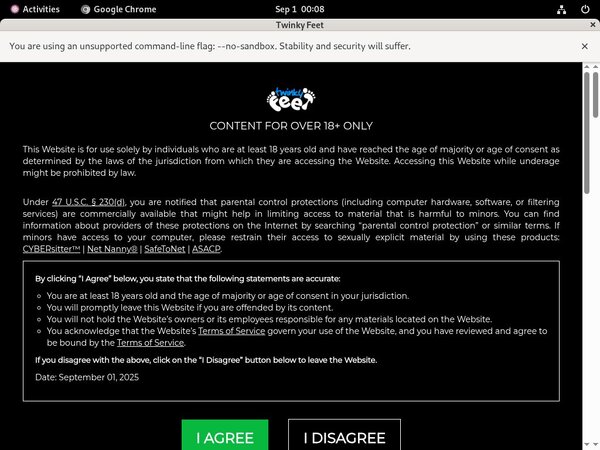 Twinkyfeet.com Subscription Deal