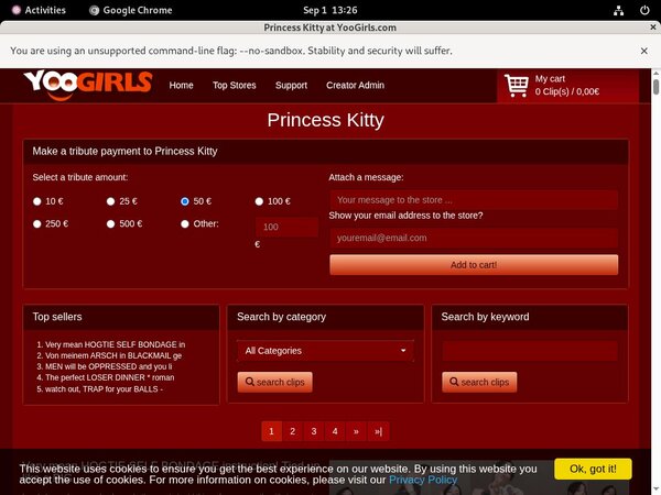 Yoogirls.com Working Accounts
