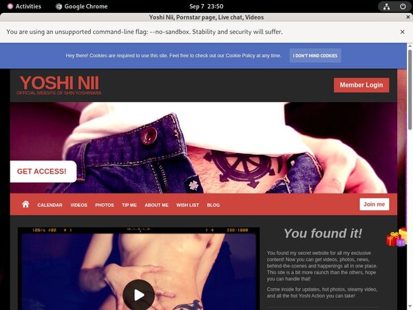 Yoshi Nii Billing Page