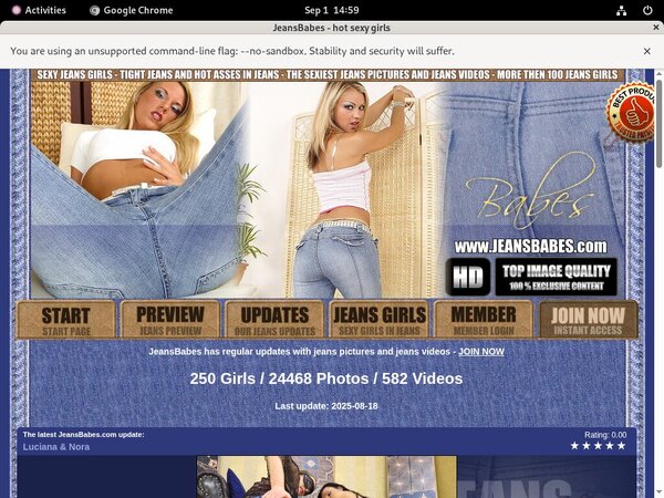 Jeansbabes.com Membership Discounts