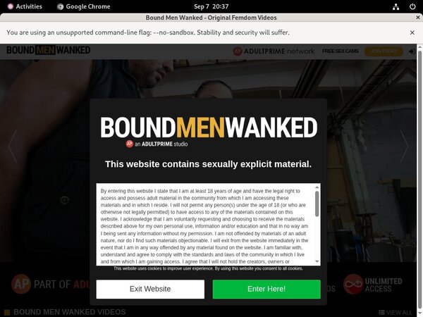 Membership Trial Bound Men Wanked