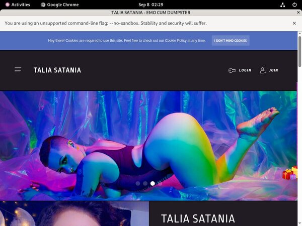 Pass For Talia Satania