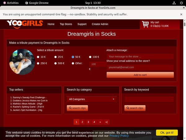 Yoogirls.com Passwort
