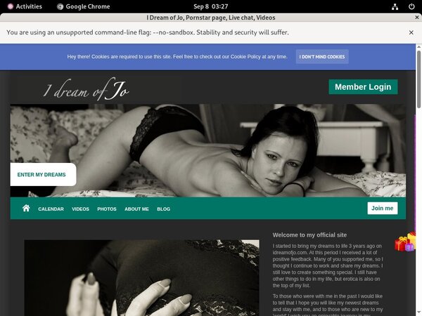 Idreamofjo.com Cuentas