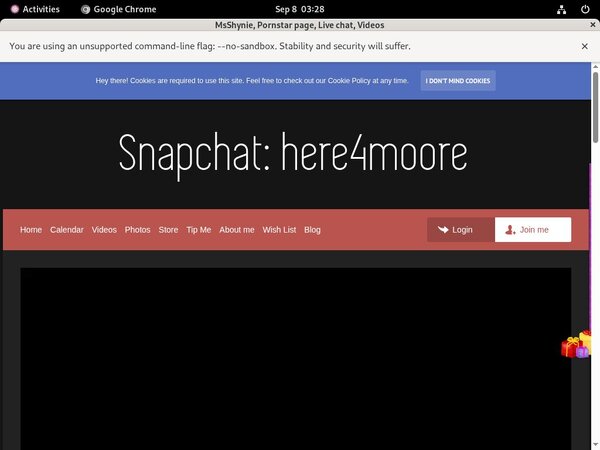 MsShynie Signup Page