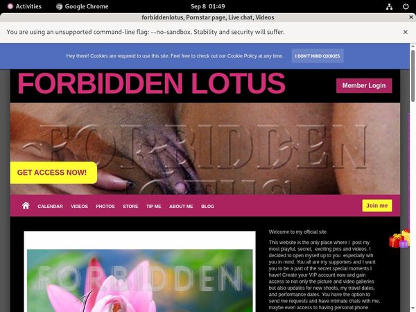 Forbiddenlotus.com Free App
