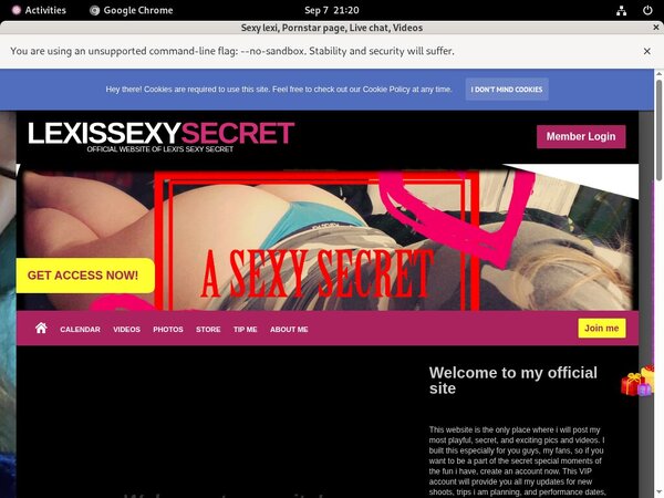 Lexissexysecret.modelcentro.com Discount Join
